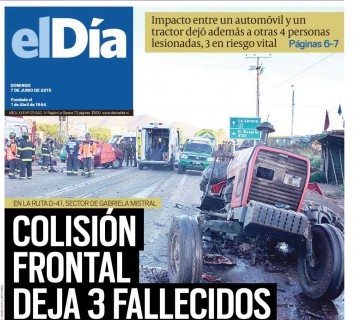 Diario El Día impreso 07-06-2015