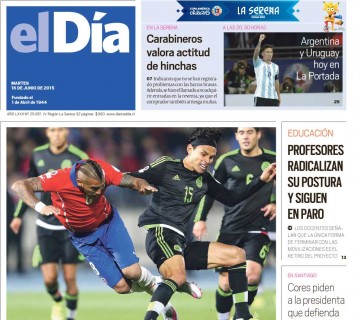 Diario El Día impreso 16-06-2015