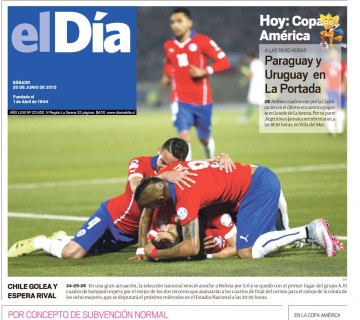 Diario El Día impreso 20-06-2015