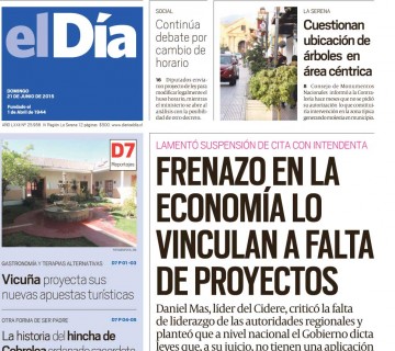 Diario El Día impreso 21-06-2015
