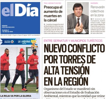 Diario El Día impreso 04-07-2015