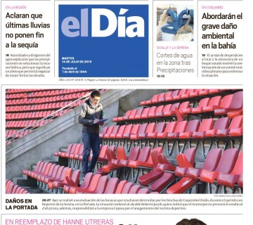Diario El Día impreso 14-07-2015