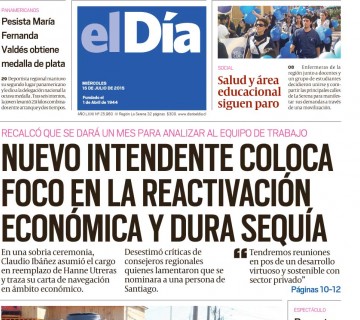 Diario El Día impreso 15-07-2015