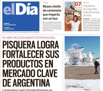 Diario El Día impreso 19-07-2015