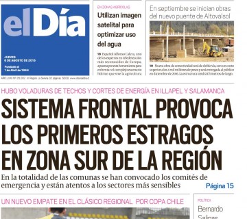 Diario El Día impreso 06-08-2015