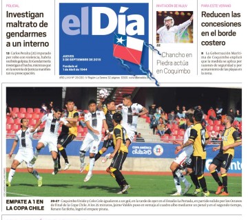 Diario El Día impreso 03-09-2015