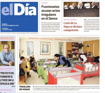 Diario El Día impreso 25-09-2015