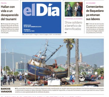 Diario El Día impreso 30-09-2015