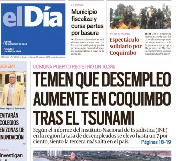 Diario El Día impreso 01-10-2015