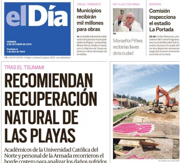 Diario El Día impreso 02-10-2015