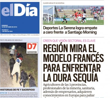 Diario El Día impreso 11-10-2014