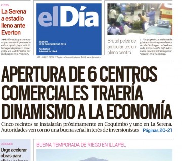 Diario El Día impreso 12-12-2015