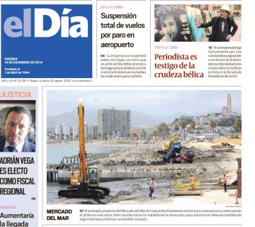 Diario El Día impreso 18-12-2015