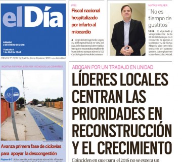 Diario El Día impreso 02-01-2016