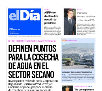 Diario El Día impreso 04-01-2016