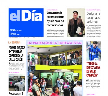 Diario El Día impreso 05-01-2016