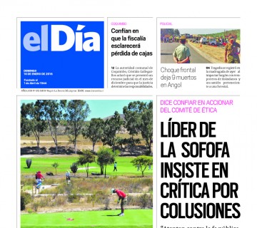 Diario El Día impreso 10-01-2016