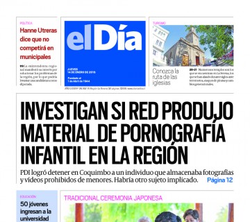 Diario El Día impreso 14-01-2016