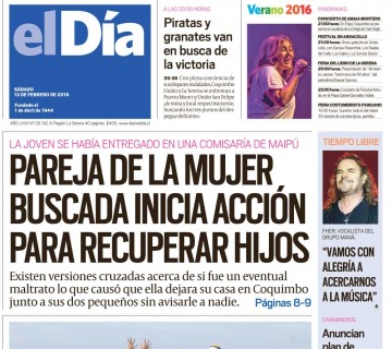 Diario El Día impreso 13-02-2016