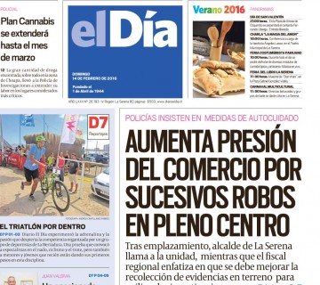 Diario El Día impreso 14-02-2016