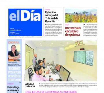 Diario El Día impreso 03-03-2016