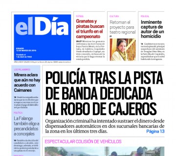 Diario El Día impreso 12-03-2016