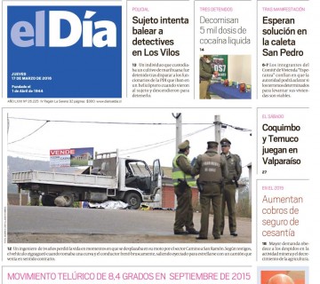 Diario El Día impreso 17-03-2016