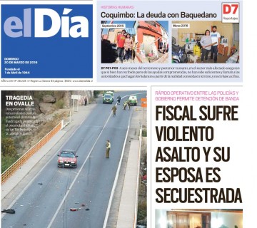 Diario El Día impreso 20-03-2016