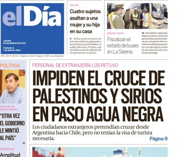 Diario El Día impreso 24-03-2016