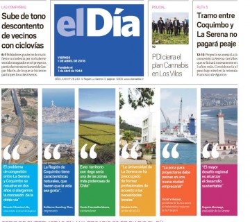 Diario El Día impreso 01-04-2016