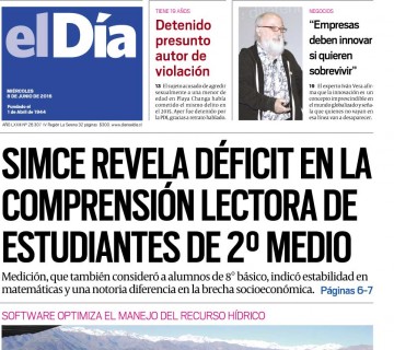 Diario El Día impreso 08-06-2016