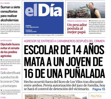 Diario El Día impreso 17-06-2016