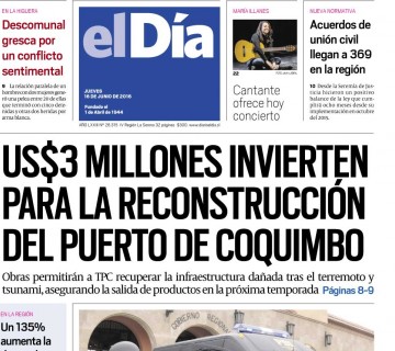 Diario El Día impreso 16-06-2016