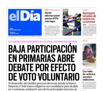 Diario El Día impreso 20-06-2016