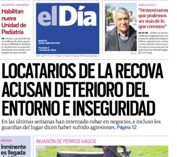 Diario El Día impreso 28-06-2016