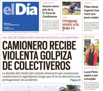 Diario El Día impreso 19-11-2014