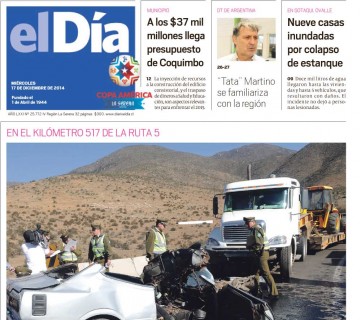Diario El Día impreso 17-12-2014