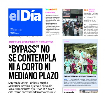 Diario El Día impreso 02-02-2015