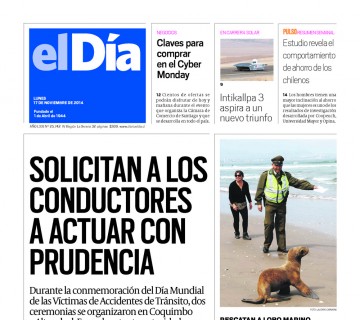 Diario El Día impreso 16-11-2014