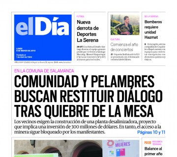 Diario El Día impreso 09-03-2015