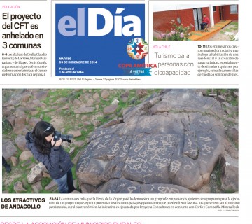 Diario El Día impreso 09-12-2014