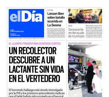 Diario El Día impreso 12-10-2014