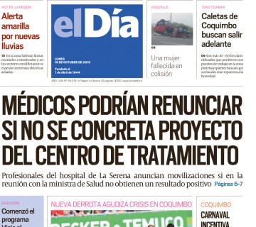 Diario El Día impreso 19-10-2015