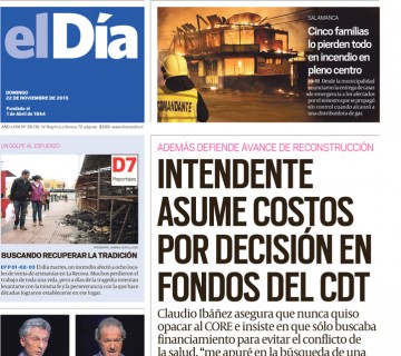 Diario El Día impreso 22-11-2015