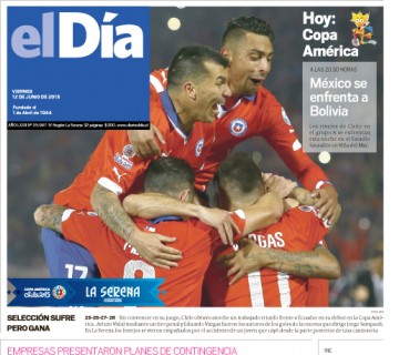 Diario El Día impreso 12-06-2015