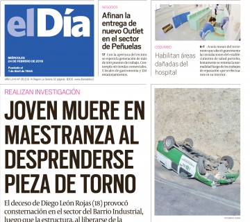 Diario El Día impreso 24-02-2016
