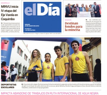 Diario El Día impreso 29-08-2015