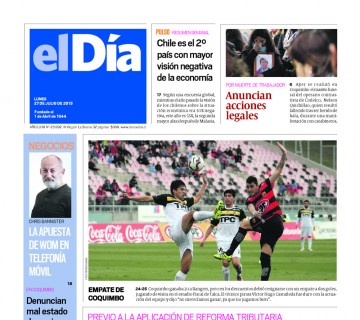 Diario El Día impreso 27-07-2015