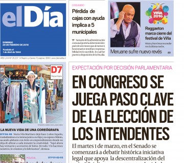 Diario El Día impreso 28-02-2016