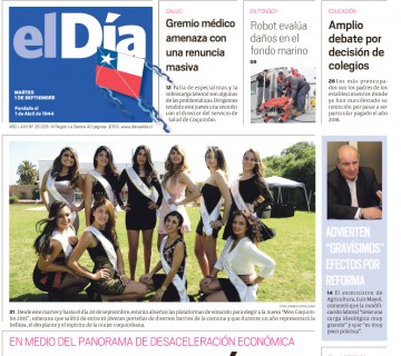 Diario El Día impreso 01-09-2015